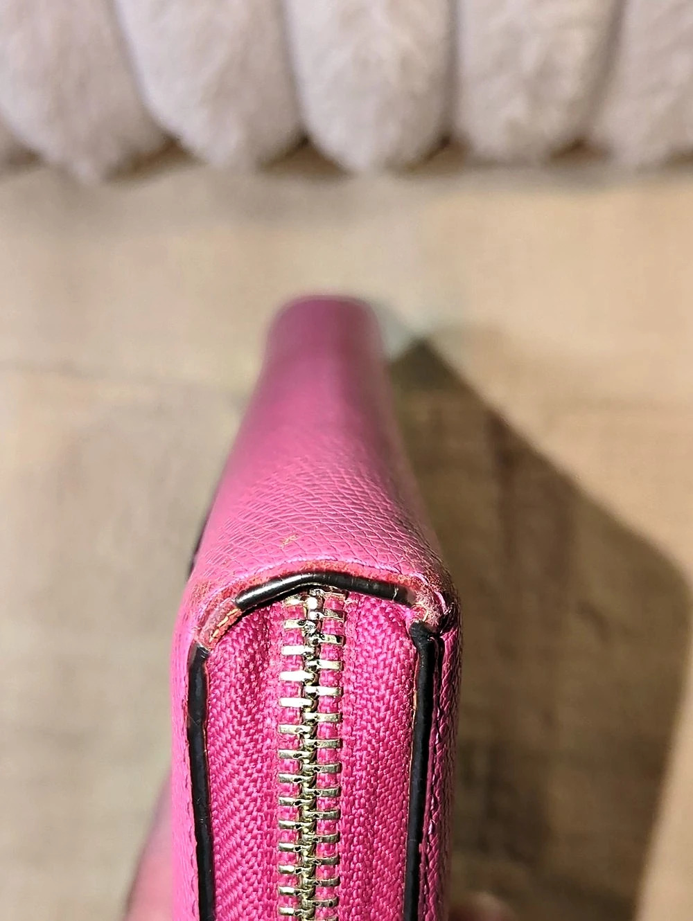 Coach Accordion Zip Wallet in Pink NOW ONLY $35 - Picture 9 of 12